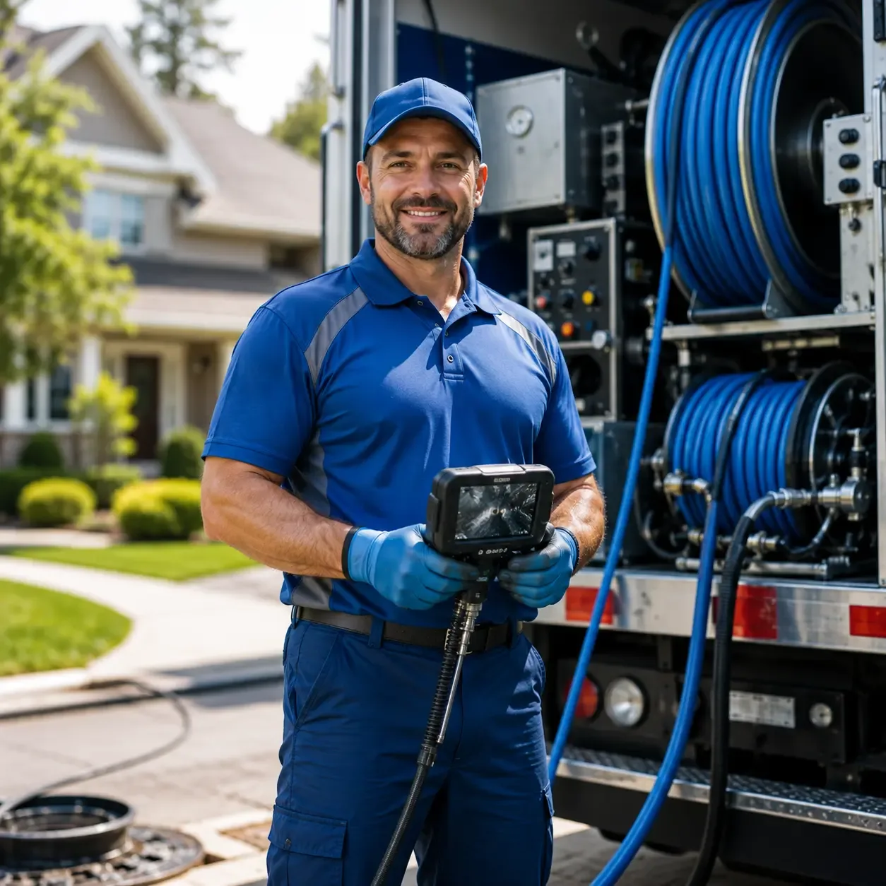 Local outdoor drain cleaning specialists in Bristol, WI
